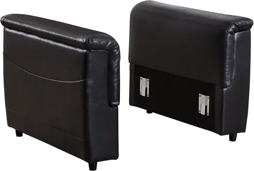 Vista 11 de RARZOE Módulo de Reposabrazos para Sofá Seccional Modular, Reposabrazos de Pana Módulo de Sofá Modular Parte Lateral para Sala de Estar Sofá