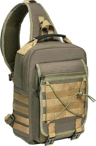 Vista 14 de NICGID Mochila militar táctica Daypack Molle Army Assault Pack Bug Out Bag Viaje Pesca Senderismo Trekking Mochila