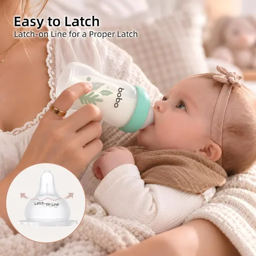 Vista 5 de YOHKOH Biberones de vidrio recubierto de silicona (5.4 oz