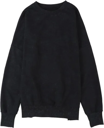 Vista 33 de SHEWIN Sudadera casual de manga larga con cuello redondo para mujer, ligera, holgada