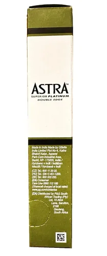 Vista 2 de Cuchillas de doble filo 100 Astra superior Premium Platinum