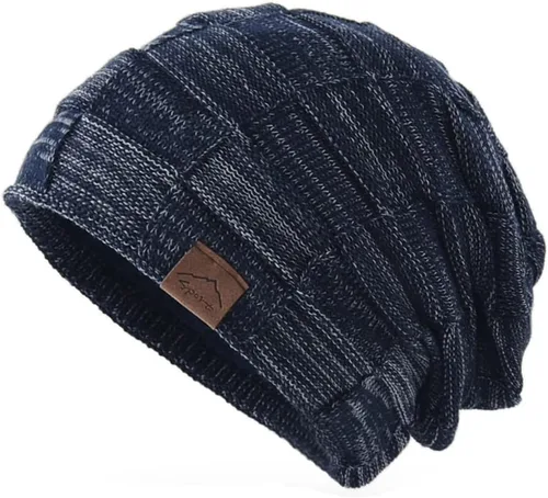 Vista 2 de Gajaous Unisex Winter Beanie Hat,Slouchy Knit Beanie for Women, Fleece Lined Beanies for Guys Men,Warm Hats for Cold Weather