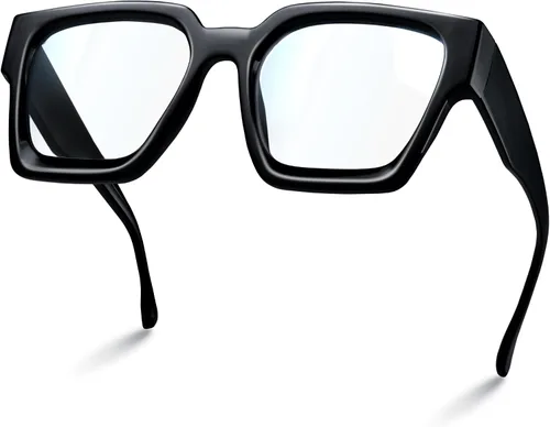 Vista 19 de livho Marco de gafas de gran tamaño para mujer y hombre, lentes rectangulares de moda para computadora, marco elegante *Tortuga de coco