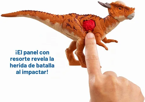 Vista 2 de DAÑO DE BATALLA MUNDIAL JURÁSICA Stygimoloch Stiggy
