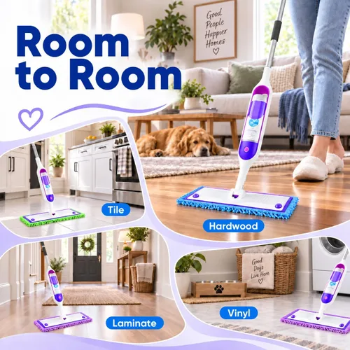 Vista 6 de Almohadillas de fregona reutilizables UNIMADE para Swiffer PowerMop Varios
