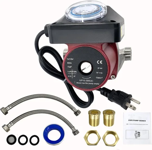 Vista 11 de 0011-F4 Hot Water Circulator Pump 1/8 HP 115V Compatible with Taco