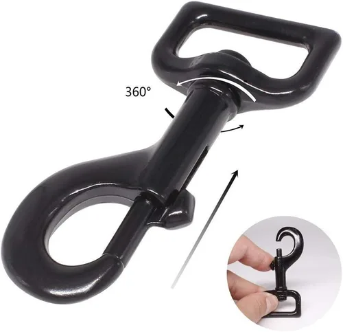 Vista 5 de Correa para perro para perros grandes, acolchado de tráfico, 2 asas para control adicional, 6 pies de largo con puntada reflectante para caminar por