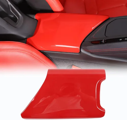 Vista 12 de CHEAYAR Cubierta de Caja de Reposabrazos Central del Interior del Automóvil Cubierta Protectora de Caja de Consola Compatible con Chevrolet Corvette