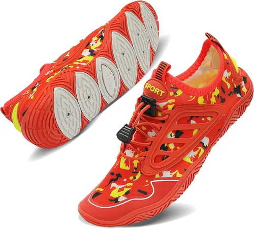 Vista 2 de JointlyCreating - Zapatos de agua para hombres y mujeres, atléticos, para el aire libre, de secado rápido, zapatos para playa, piscina, yoga