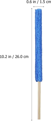 Vista 2 de KALLORY 12pcs Detalle Duster Palillos, Limpieza de Hendiduras de Microfibra Mini Plumero Palillos para Espacio Pequeño