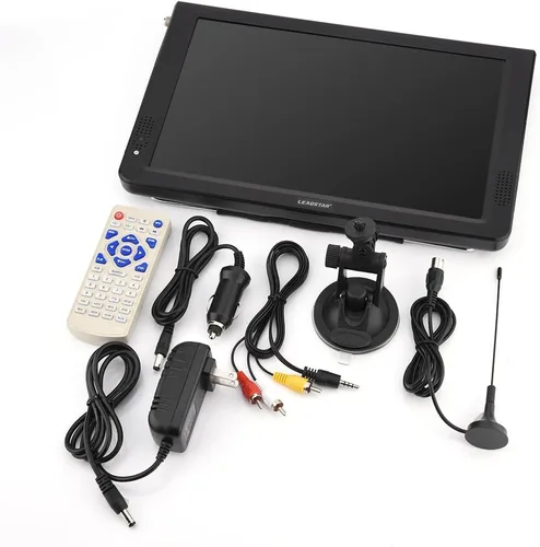 Vista 8 de Pomya 12 pulgadas Digital Televisión ATSC TV portátil 1080P HD HDMI reproductor de vídeo para el coche casero (EE.UU.)