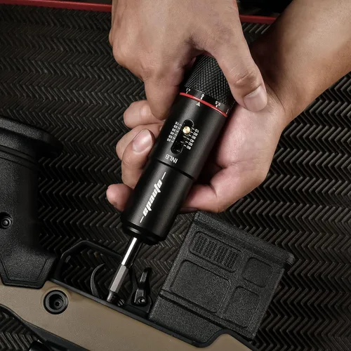 Vista 4 de EPAuto Destornillador manual para armas de fuego Engranajes de bicicleta, 10-65 pulgadas/Lbs - 10 bits, negro
