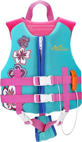 Vista 14 de MoKo Swimming Vest for Kids 20-30-50-77 lbs, Children Swim Vests Water Activity Equipment Cute Pattern Watersports Swimming Device for Toddlers Boys