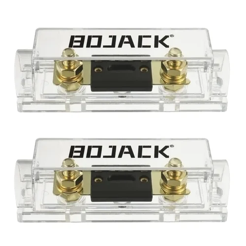 Vista 8 de BOJACK Soporte de fusibles ANL de calibre 0/2/4 y fusibles ANL de 20 amperios para bloque de fusibles AWG de calibre 0, 2, 4, 8, portafusibles