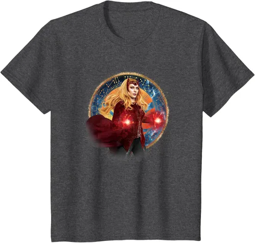 Vista 7 de Marvel Camiseta de Doctor Strange In The Multiverse Of Madness Wanda, Negro, S
