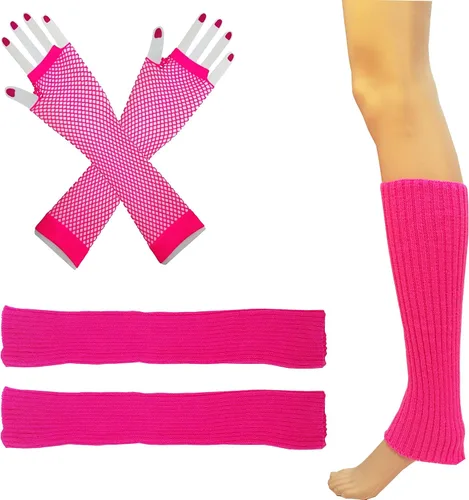 Vista 7 de foci cozi Conjunto de disfraz de los años 80 y accesorios para mujer