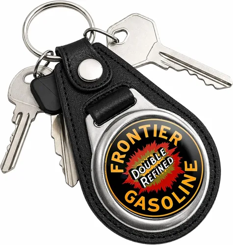 Vista 78 de Brotherhood Round Key Chain for Vintage Motor Oil, Petroleum, and