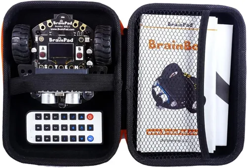 Vista 4 de Pulse with Robot Kit, un microordenador STEM MakeCode para codificar robots, juegos y circuitos