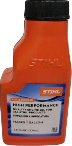 Vista 3 de STIHL 0781 319 8008. Aceite de motor de 2 ciclos de alto rendimiento de 2,6 Onzas. Paquete de 6