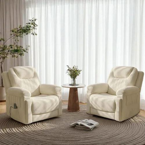 Vista 12 de Silla reclinable mecedora eléctrica automática con 3 velocidades