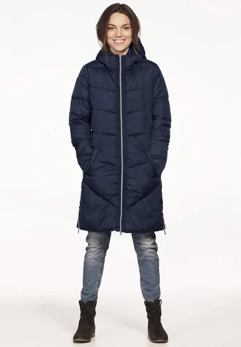 Vista 6 de Ellos Abrigo largo acolchado para mujer en talla grande