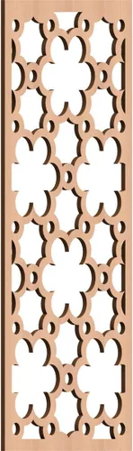 Vista 137 de 9 3/8"W x 24 3/8"H x 1/4"T Southgate Decorativos Paneles De Pared De Madera Calado, Abedul