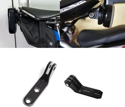 Vista 10 de Xotic Tech - Abrazadera para sillín de bicicleta compatible con Garmin Varia RCT715 Combo de montaje de luz trasera, ajuste universal, tipo B