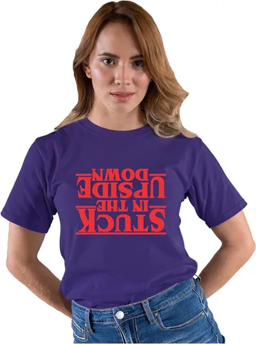 Vista 27 de Go All Out Camiseta para adultos Stuck in The Upside Down
