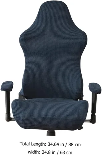 Vista 9 de BESPORTBLE Juego de 3 juegos de funda protectora para silla de juegos, funda de elastano lavable, funda elástica para silla, fundas de asiento