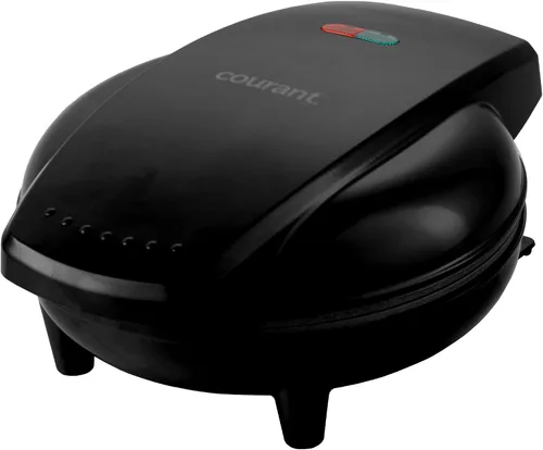 Vista 3 de Courant Plancha/Mini Horno Plancha Compacta de 7 Pulgadas Plancha Personal/Horno para Pizza Negro