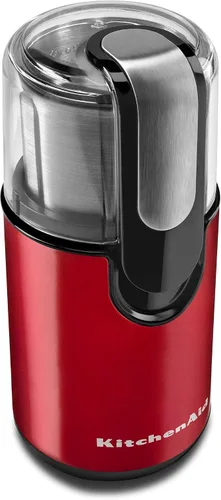Vista 3 de KitchenAid BCG111ER - Molinillo de café con cuchilla, color rojo imperio, 4 onzas y kit de accesorios para molinillo de especias, acero inoxidable