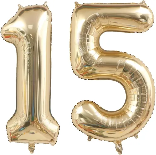 Vista 45 de Globo dorado claro con el número 0 de aluminio de 40 pulgadas, color oro champán, globo de helio 0 Mylar Oro claro 0