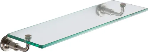 Vista 3 de Ginger 4534T-18/PC Columnar 18" Estante de tocador de baño de vidrio templado, cromo pulido