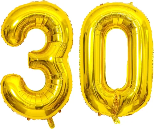 Vista 10 de Globo dorado grande de 40 pulgadas con letras del alfabeto de Mylar de aluminio de helio, globos de número grande para cumpleaños, aniversario