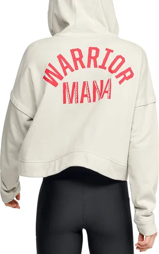 Vista 4 de Under Armour Project Rock Warrior Mana Terry - Sudadera con capucha para mujer