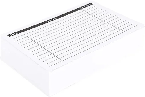 Vista 3 de Okuna Outpost Tarjetas de perfil de cliente – Suministros de oficina de salón para estilistas – Tarjetas de índice de contacto duraderas de 8.82