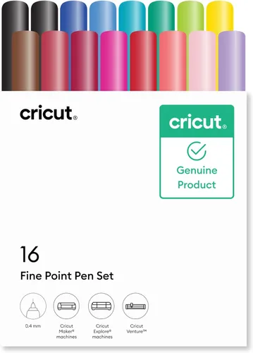 Vista 12 de Cricut Ultimate - Juego de bolígrafos de punta fina, bolígrafos de punta fina de 0.4mm para escribir, dibujar y colorear, crear tarjetas e