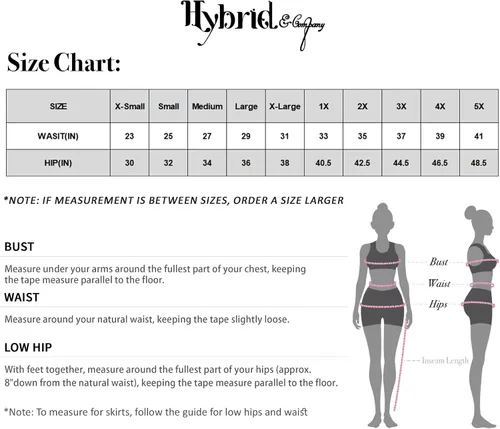Vista 8 de Hybrid & Company Falda de tubo elástica de nailon para mujer, cintura alta, hecha en los Estados Unidos por debajo de la rodilla