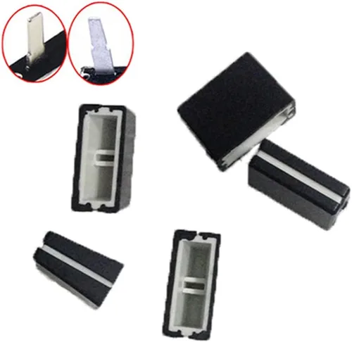 Vista 3 de 5 piezas Fader Cap Fader Perillas deslizantes para DJ Mezclador Consola Pioneer DJM 350 400 500 700 750 800 850 900NEXUS 900SRT 900NXS2 2000