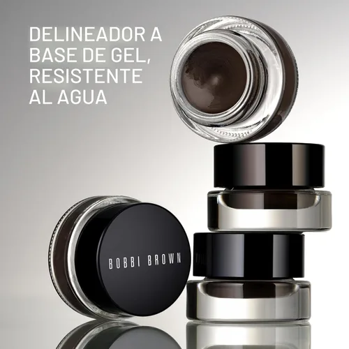 Vista 4 de Bobbi Brown Delineador de ojos de gel de larga duración Delineador de ojos impermeable a prueba de manchas Delineador de ojos preciso de 8 horas