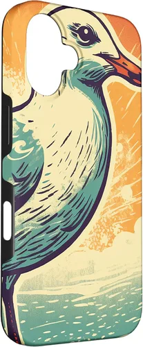 Vista 3 de iPhone 16 Retro Seagull Case