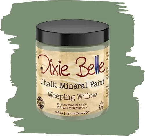 Vista 265 de Pintura para muebles con acabado de tiza Dixie Belle Paint Company - Amatista (4oz) - Pintura mineral de tiza chic púrpura profundo mate