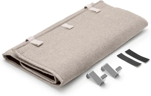 Vista 4 de Brabantia - Manta de vapor para puerta - Alfombrilla resistente al calor para vapor de ropa - Ganchos para colocar sobre la puerta, capa trasera
