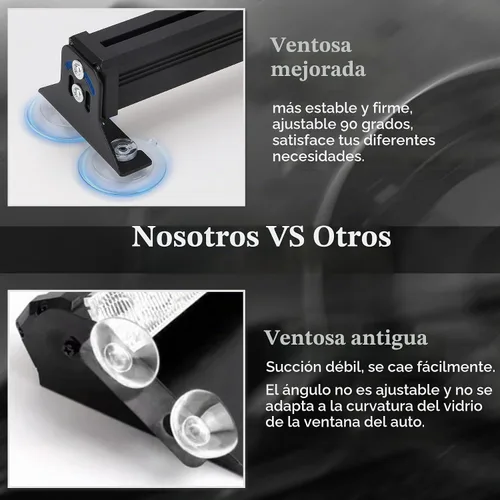 Vista 4 de Barra de luz LED para asesor de tráfico de 17 pulgadas, barra de luz