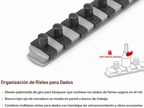 Vista 5 de TEKTON Phillips/SHB91109 - Juego de llaves de vaso ranuradas, 8 piezas