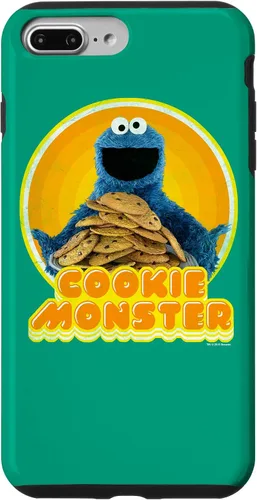 Vista 9 de Funda termoadhesiva para iPhone 14 Sesame Street Cookie Monster