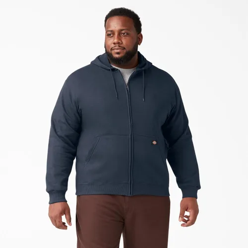 Vista 6 de Dickies - Sudadera con capucha y cierre completo de forro polar para hombre
