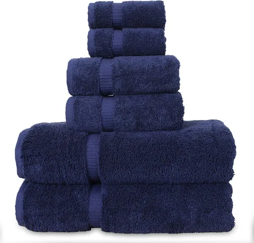 Vista 42 de Colección Luxury Hotel & Spa Altamente Absorbente, Secado Rápido 100% Algodón Turco 700 GSM, Toalla Eco Amigable, para Baño Borde Dobby Toalla