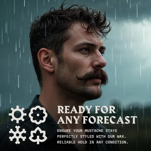 Vista 8 de Striking Viking Cera para bigote para hombres con peine – 2 onzas, sándalo – Cera de sujeción fuerte con peine de bigote antiestático para un aseo