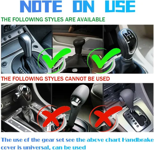 Vista 5 de Bittwee 3 piezas, juego de cubiertas para volante de auto de 15 pulgadas, cubierta para apoyabrazos, cubierta para palanca de cambios, de microfibra